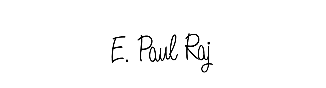 How to Draw E. Paul Raj signature style? Angelique-Rose-font-FFP is a latest design signature styles for name E. Paul Raj. E. Paul Raj signature style 5 images and pictures png