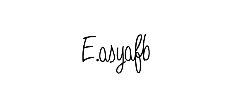 Once you've used our free online signature maker to create your best signature Angelique-Rose-font-FFP style, it's time to enjoy all of the benefits that E.asyafb name signing documents. E.asyafb signature style 5 images and pictures png