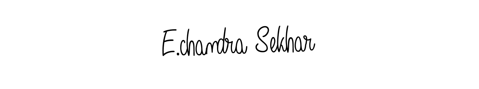 Design your own signature with our free online signature maker. With this signature software, you can create a handwritten (Angelique-Rose-font-FFP) signature for name E.chandra Sekhar. E.chandra Sekhar signature style 5 images and pictures png