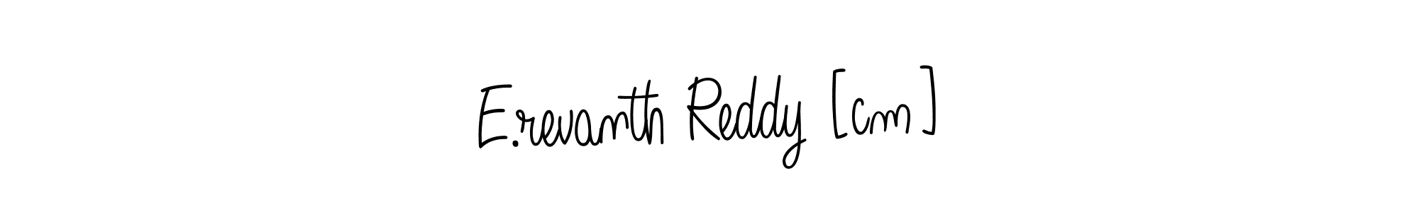 The best way (Angelique-Rose-font-FFP) to make a short signature is to pick only two or three words in your name. The name E.revanth Reddy [cm] include a total of six letters. For converting this name. E.revanth Reddy [cm] signature style 5 images and pictures png