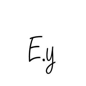 Design your own signature with our free online signature maker. With this signature software, you can create a handwritten (Angelique-Rose-font-FFP) signature for name E.y. E.y signature style 5 images and pictures png