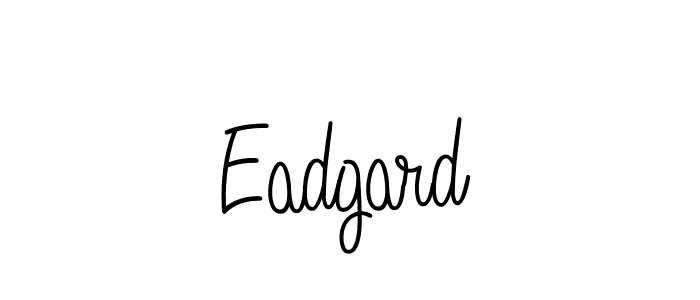 Make a beautiful signature design for name Eadgard. With this signature (Angelique-Rose-font-FFP) style, you can create a handwritten signature for free. Eadgard signature style 5 images and pictures png