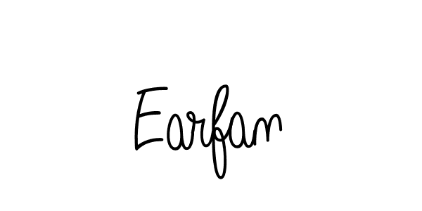 Also we have Earfan name is the best signature style. Create professional handwritten signature collection using Angelique-Rose-font-FFP autograph style. Earfan signature style 5 images and pictures png