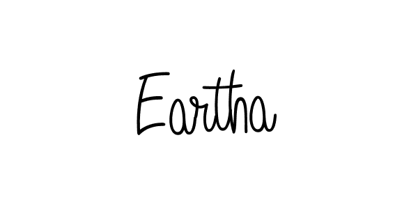 Make a beautiful signature design for name Eartha. Use this online signature maker to create a handwritten signature for free. Eartha signature style 5 images and pictures png