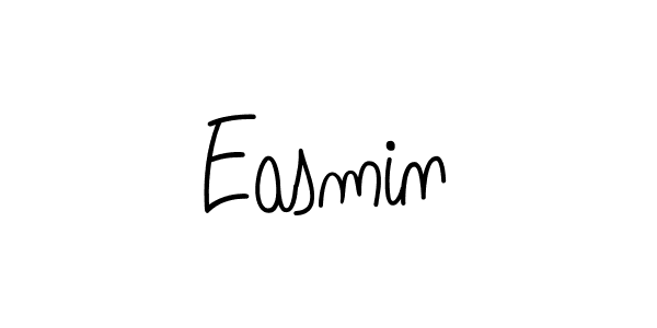 Also we have Easmin name is the best signature style. Create professional handwritten signature collection using Angelique-Rose-font-FFP autograph style. Easmin signature style 5 images and pictures png