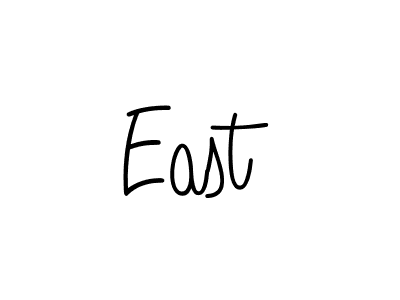 Use a signature maker to create a handwritten signature online. With this signature software, you can design (Angelique-Rose-font-FFP) your own signature for name East. East signature style 5 images and pictures png