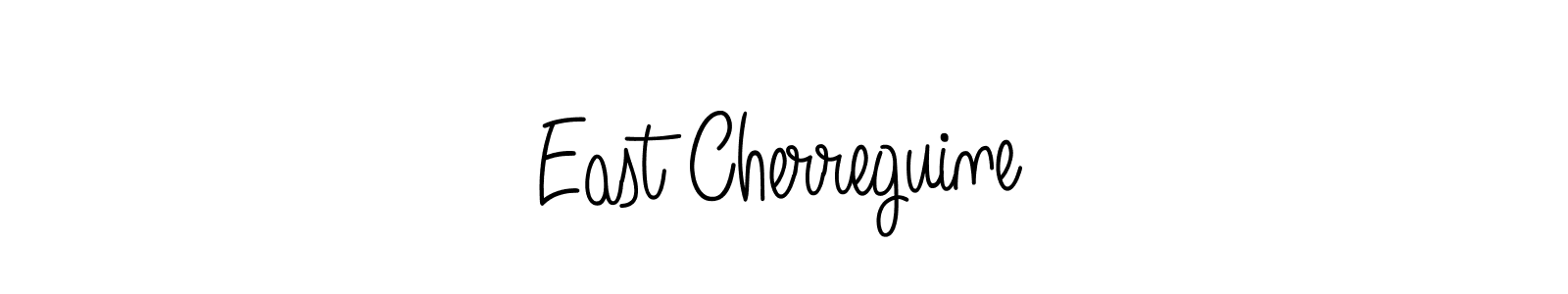 East Cherreguine stylish signature style. Best Handwritten Sign (Angelique-Rose-font-FFP) for my name. Handwritten Signature Collection Ideas for my name East Cherreguine. East Cherreguine signature style 5 images and pictures png