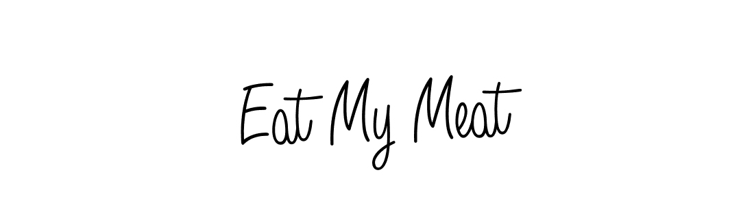 Make a beautiful signature design for name Eat My Meat. With this signature (Angelique-Rose-font-FFP) style, you can create a handwritten signature for free. Eat My Meat signature style 5 images and pictures png