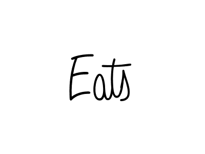 Eats stylish signature style. Best Handwritten Sign (Angelique-Rose-font-FFP) for my name. Handwritten Signature Collection Ideas for my name Eats. Eats signature style 5 images and pictures png