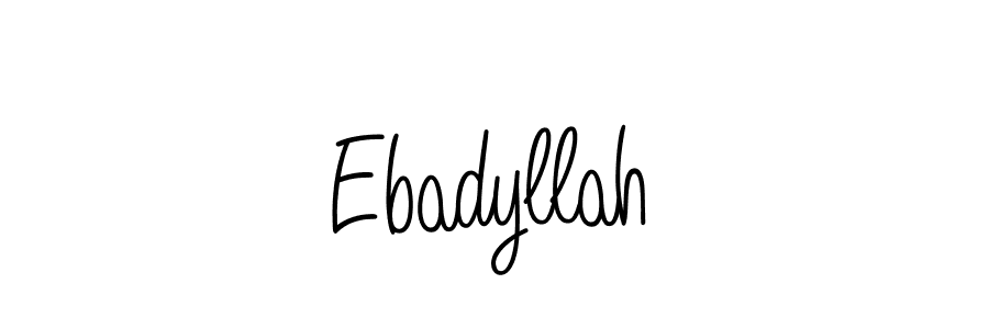 You can use this online signature creator to create a handwritten signature for the name Ebadyllah. This is the best online autograph maker. Ebadyllah signature style 5 images and pictures png