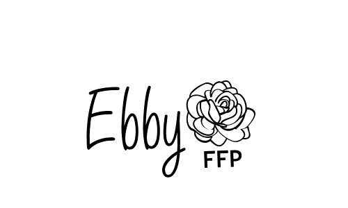How to Draw Ebby6 signature style? Angelique-Rose-font-FFP is a latest design signature styles for name Ebby6. Ebby6 signature style 5 images and pictures png