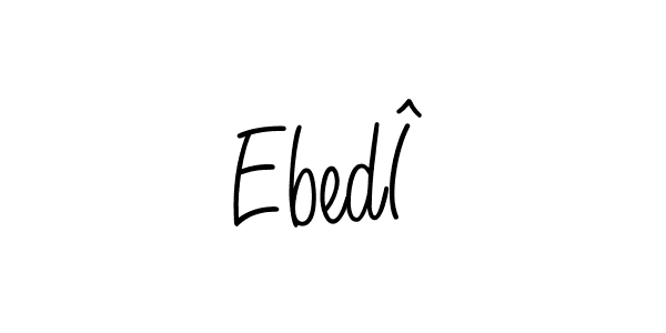 You can use this online signature creator to create a handwritten signature for the name EbedÎ. This is the best online autograph maker. EbedÎ signature style 5 images and pictures png