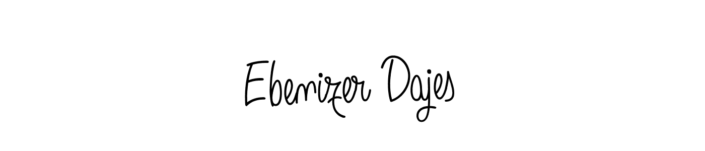 Check out images of Autograph of Ebenizer Dajes name. Actor Ebenizer Dajes Signature Style. Angelique-Rose-font-FFP is a professional sign style online. Ebenizer Dajes signature style 5 images and pictures png