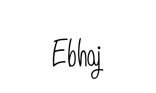 How to Draw Ebhaj signature style? Angelique-Rose-font-FFP is a latest design signature styles for name Ebhaj. Ebhaj signature style 5 images and pictures png