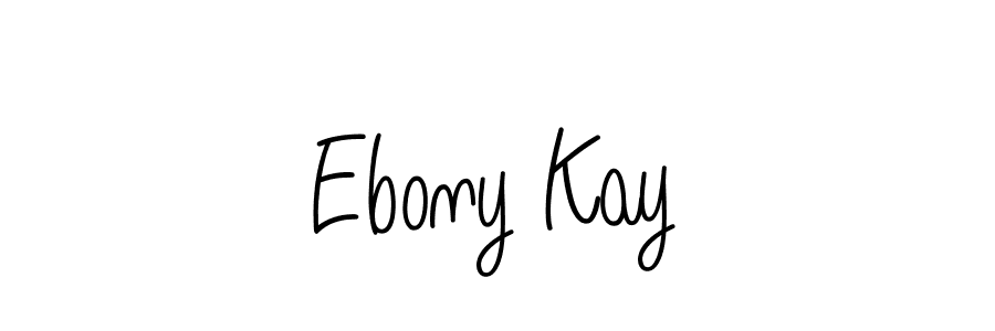 The best way (Angelique-Rose-font-FFP) to make a short signature is to pick only two or three words in your name. The name Ebony Kay include a total of six letters. For converting this name. Ebony Kay signature style 5 images and pictures png