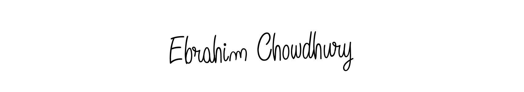 Create a beautiful signature design for name Ebrahim Chowdhury. With this signature (Angelique-Rose-font-FFP) fonts, you can make a handwritten signature for free. Ebrahim Chowdhury signature style 5 images and pictures png