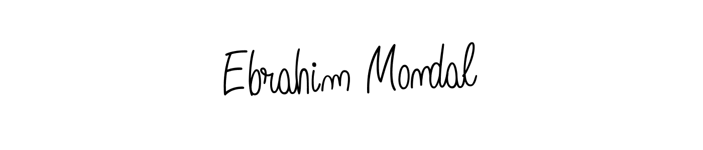 How to make Ebrahim Mondal signature? Angelique-Rose-font-FFP is a professional autograph style. Create handwritten signature for Ebrahim Mondal name. Ebrahim Mondal signature style 5 images and pictures png