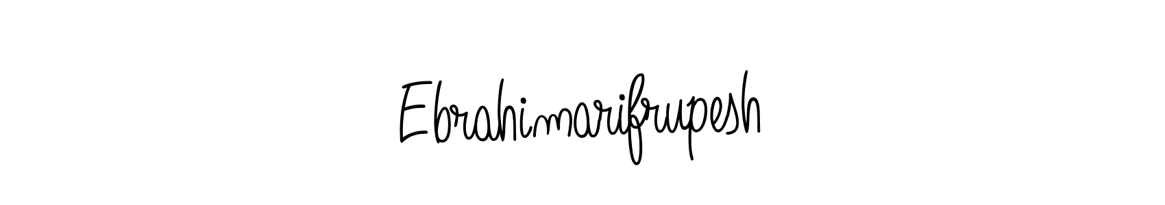 Best and Professional Signature Style for Ebrahimarifrupesh. Angelique-Rose-font-FFP Best Signature Style Collection. Ebrahimarifrupesh signature style 5 images and pictures png