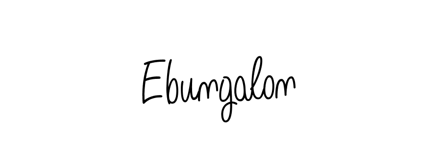 Create a beautiful signature design for name Ebungalon. With this signature (Angelique-Rose-font-FFP) fonts, you can make a handwritten signature for free. Ebungalon signature style 5 images and pictures png