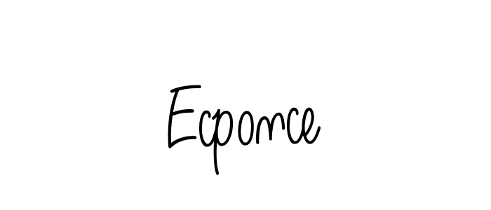 Make a beautiful signature design for name Ecponce. Use this online signature maker to create a handwritten signature for free. Ecponce signature style 5 images and pictures png