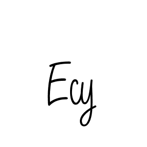 Create a beautiful signature design for name Ecy. With this signature (Angelique-Rose-font-FFP) fonts, you can make a handwritten signature for free. Ecy signature style 5 images and pictures png