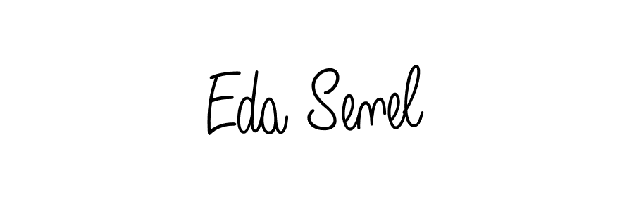Eda Senel stylish signature style. Best Handwritten Sign (Angelique-Rose-font-FFP) for my name. Handwritten Signature Collection Ideas for my name Eda Senel. Eda Senel signature style 5 images and pictures png