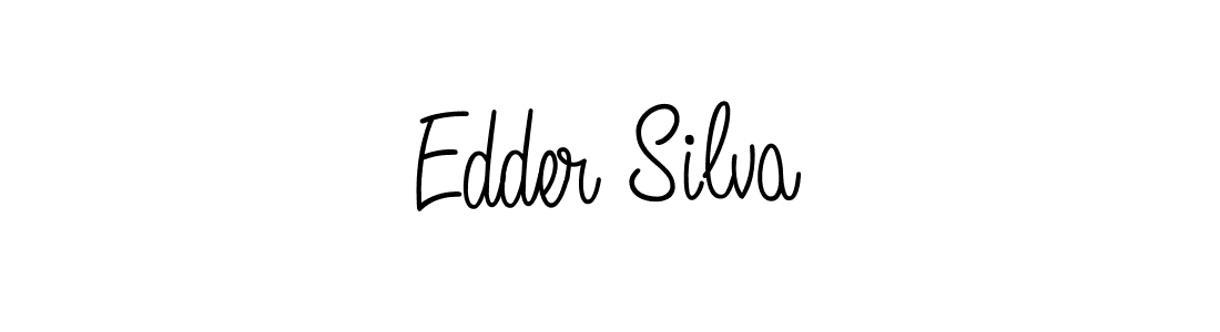 How to make Edder Silva name signature. Use Angelique-Rose-font-FFP style for creating short signs online. This is the latest handwritten sign. Edder Silva signature style 5 images and pictures png