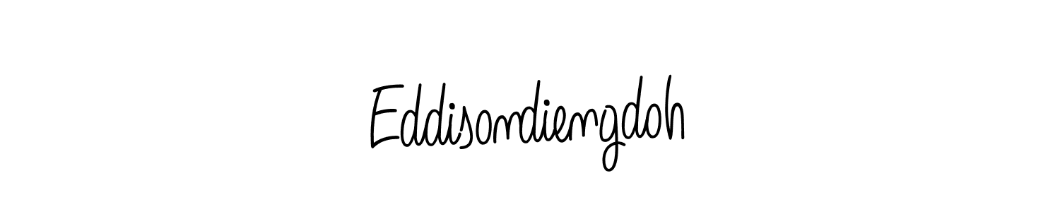 How to Draw Eddisondiengdoh signature style? Angelique-Rose-font-FFP is a latest design signature styles for name Eddisondiengdoh. Eddisondiengdoh signature style 5 images and pictures png