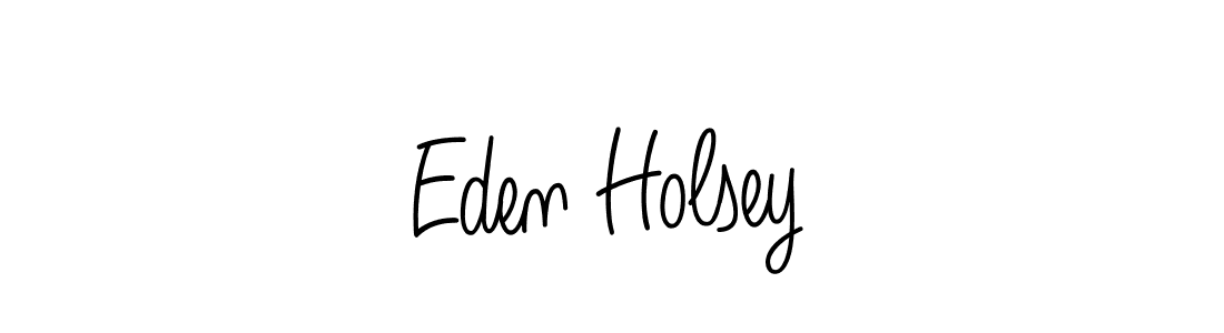 Make a beautiful signature design for name Eden Holsey. Use this online signature maker to create a handwritten signature for free. Eden Holsey signature style 5 images and pictures png