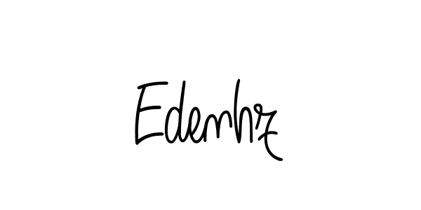 Make a beautiful signature design for name Edenhz. With this signature (Angelique-Rose-font-FFP) style, you can create a handwritten signature for free. Edenhz signature style 5 images and pictures png