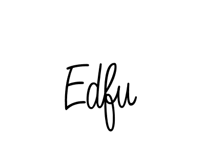 Use a signature maker to create a handwritten signature online. With this signature software, you can design (Angelique-Rose-font-FFP) your own signature for name Edfu. Edfu signature style 5 images and pictures png