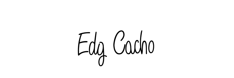 How to make Edg Cacho signature? Angelique-Rose-font-FFP is a professional autograph style. Create handwritten signature for Edg Cacho name. Edg Cacho signature style 5 images and pictures png