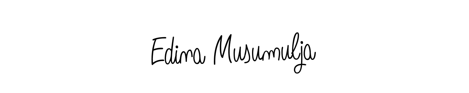 Best and Professional Signature Style for Edina Musumulja. Angelique-Rose-font-FFP Best Signature Style Collection. Edina Musumulja signature style 5 images and pictures png