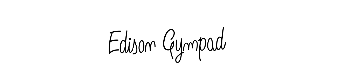 How to make Edison Gympad signature? Angelique-Rose-font-FFP is a professional autograph style. Create handwritten signature for Edison Gympad name. Edison Gympad signature style 5 images and pictures png