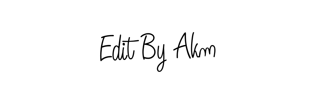 Also we have Edit By Akm name is the best signature style. Create professional handwritten signature collection using Angelique-Rose-font-FFP autograph style. Edit By Akm signature style 5 images and pictures png