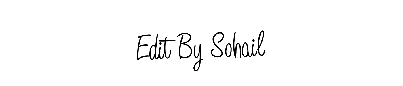Design your own signature with our free online signature maker. With this signature software, you can create a handwritten (Angelique-Rose-font-FFP) signature for name Edit By Sohail. Edit By Sohail signature style 5 images and pictures png