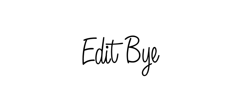 How to Draw Edit Bye signature style? Angelique-Rose-font-FFP is a latest design signature styles for name Edit Bye. Edit Bye signature style 5 images and pictures png