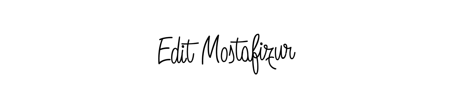 Also we have Edit Mostafizur name is the best signature style. Create professional handwritten signature collection using Angelique-Rose-font-FFP autograph style. Edit Mostafizur signature style 5 images and pictures png