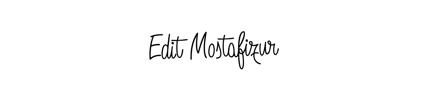 Also we have Edit Mostafizur name is the best signature style. Create professional handwritten signature collection using Angelique-Rose-font-FFP autograph style. Edit Mostafizur signature style 5 images and pictures png