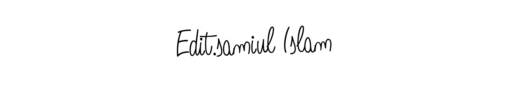 This is the best signature style for the Edit.samiul Islam name. Also you like these signature font (Angelique-Rose-font-FFP). Mix name signature. Edit.samiul Islam signature style 5 images and pictures png