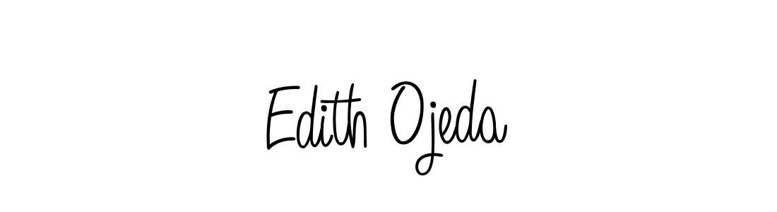 Use a signature maker to create a handwritten signature online. With this signature software, you can design (Angelique-Rose-font-FFP) your own signature for name Edith Ojeda. Edith Ojeda signature style 5 images and pictures png