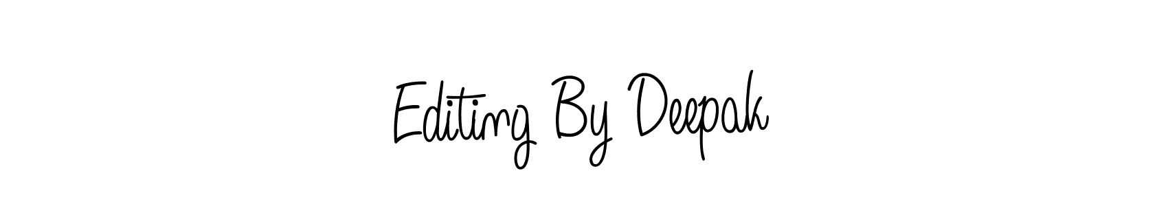 if you are searching for the best signature style for your name Editing By Deepak. so please give up your signature search. here we have designed multiple signature styles  using Angelique-Rose-font-FFP. Editing By Deepak signature style 5 images and pictures png