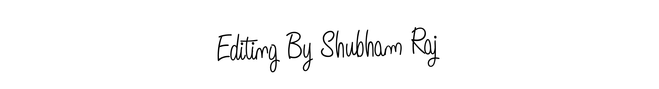 Use a signature maker to create a handwritten signature online. With this signature software, you can design (Angelique-Rose-font-FFP) your own signature for name Editing By Shubham Raj. Editing By Shubham Raj signature style 5 images and pictures png