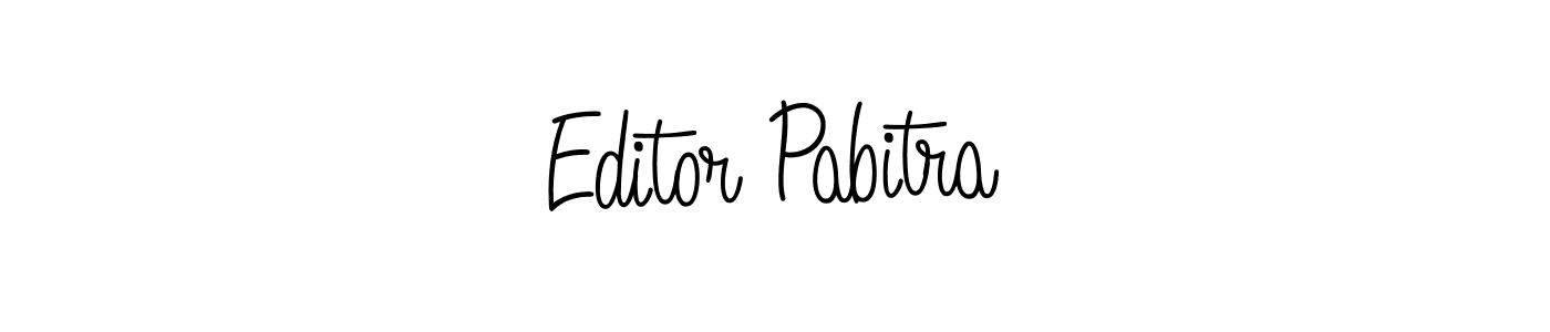 You should practise on your own different ways (Angelique-Rose-font-FFP) to write your name (Editor Pabitra) in signature. don't let someone else do it for you. Editor Pabitra signature style 5 images and pictures png