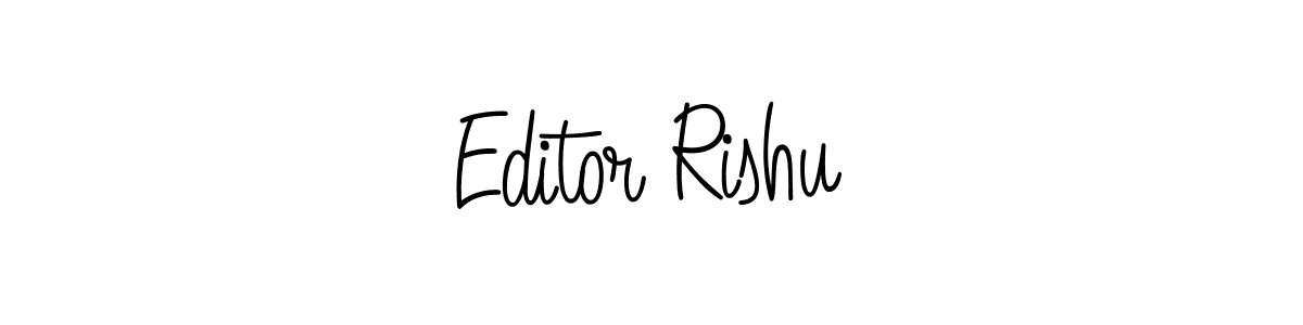 Best and Professional Signature Style for Editor Rishu. Angelique-Rose-font-FFP Best Signature Style Collection. Editor Rishu signature style 5 images and pictures png