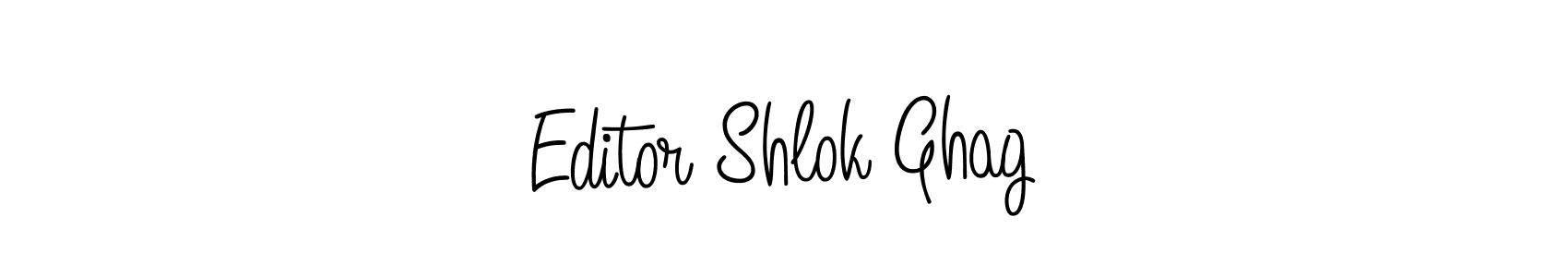 This is the best signature style for the Editor Shlok Ghag name. Also you like these signature font (Angelique-Rose-font-FFP). Mix name signature. Editor Shlok Ghag signature style 5 images and pictures png