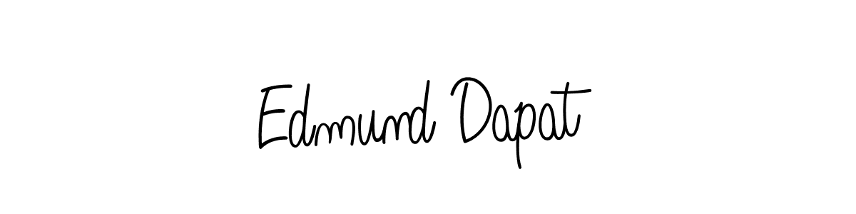 How to Draw Edmund Dapat signature style? Angelique-Rose-font-FFP is a latest design signature styles for name Edmund Dapat. Edmund Dapat signature style 5 images and pictures png