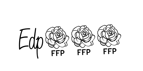 Use a signature maker to create a handwritten signature online. With this signature software, you can design (Angelique-Rose-font-FFP) your own signature for name Edp445. Edp445 signature style 5 images and pictures png