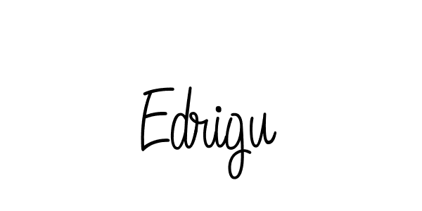 Use a signature maker to create a handwritten signature online. With this signature software, you can design (Angelique-Rose-font-FFP) your own signature for name Edrigu. Edrigu signature style 5 images and pictures png