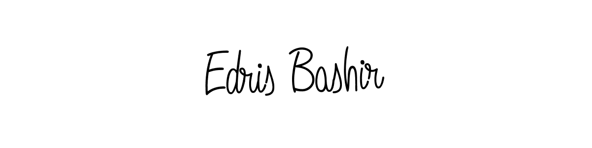 Use a signature maker to create a handwritten signature online. With this signature software, you can design (Angelique-Rose-font-FFP) your own signature for name Edris Bashir. Edris Bashir signature style 5 images and pictures png
